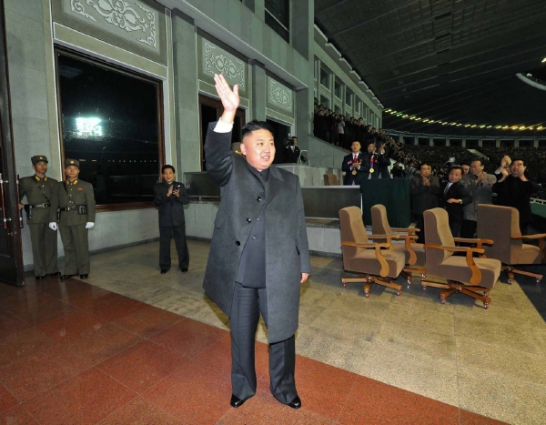 Severokorejský vůdce Kim Čong-nn. Severokorejský vůdce Kim Čong-nn.